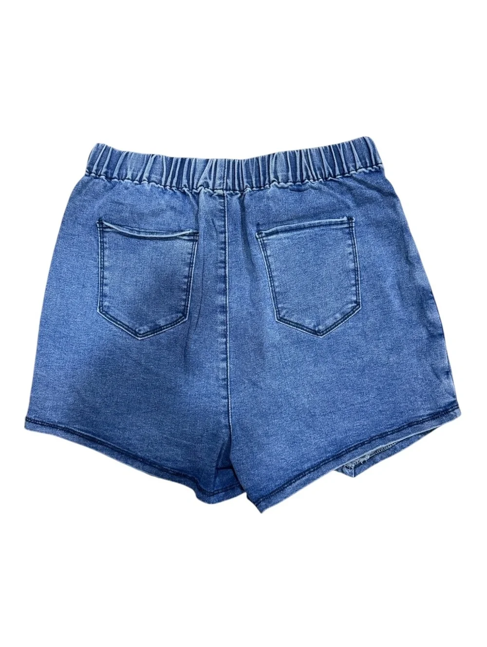 Pull-On Denim Skort